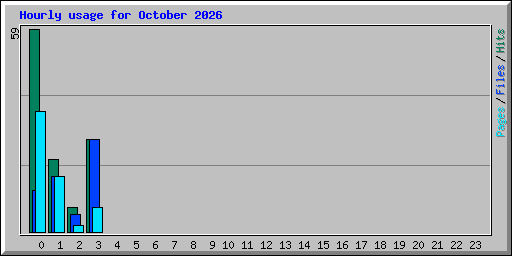 Hourly usage for October 2026